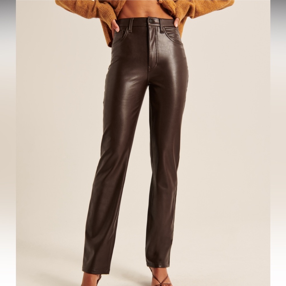 Abercrombie Leather Pants